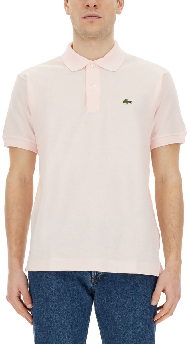 Lacoste POLO WITH LOGO Roze
