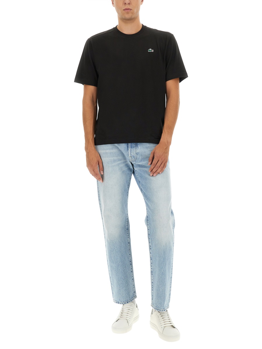 Lacoste T-SHIRT WITH LOGO Zwart