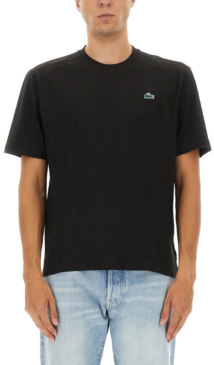 Lacoste T-SHIRT WITH LOGO Zwart
