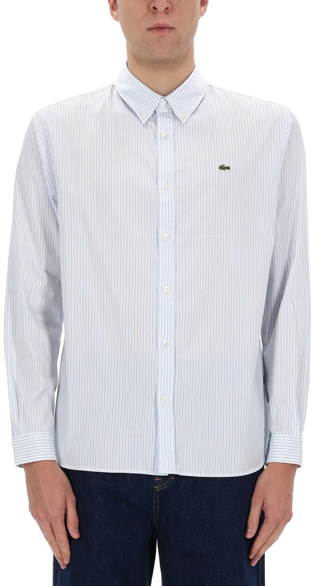 Lacoste SHIRT WITH LOGO Wit