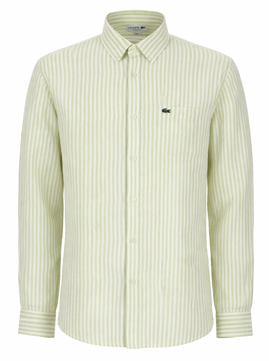 Lacoste CAMICIA CON LOGO Groen