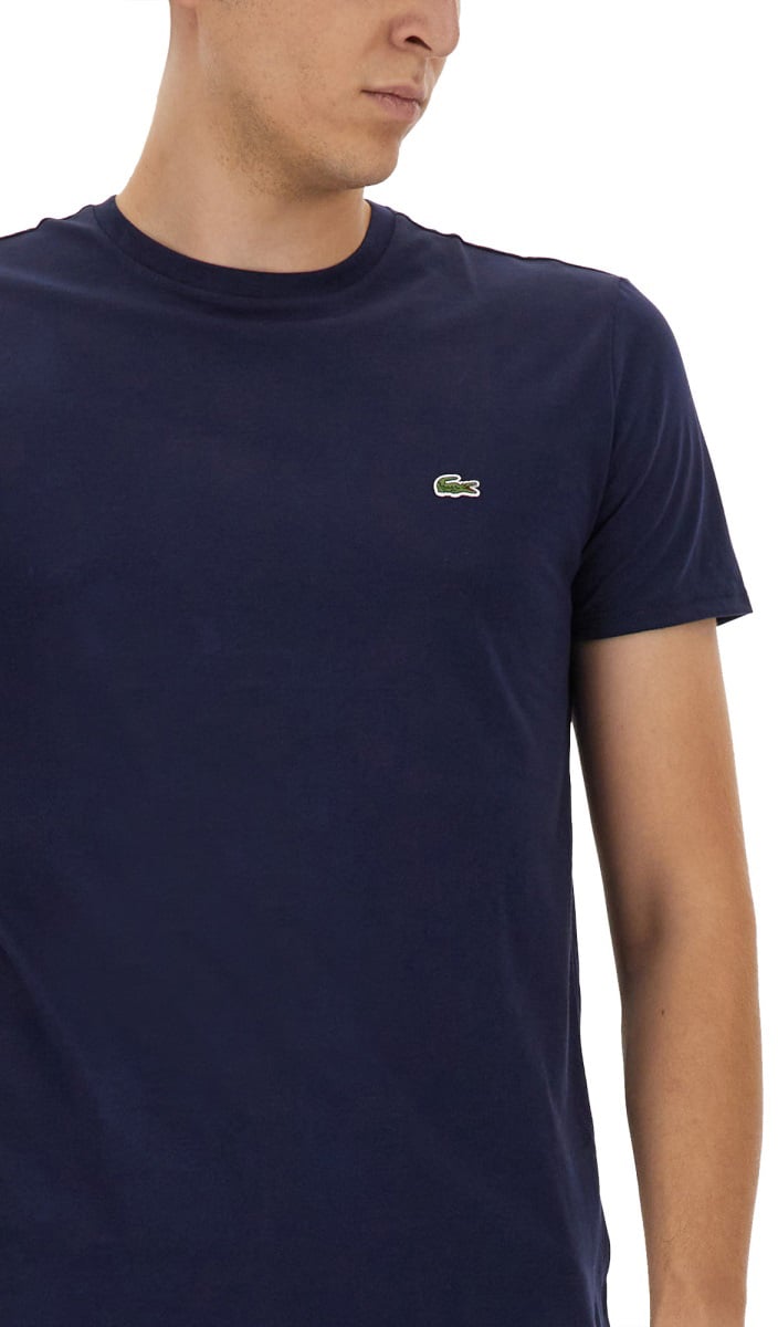 Lacoste T-SHIRT WITH LOGO Blauw
