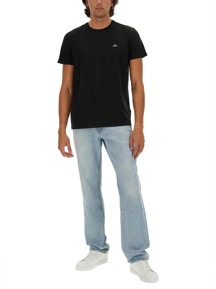 Lacoste T-SHIRT WITH LOGO Zwart