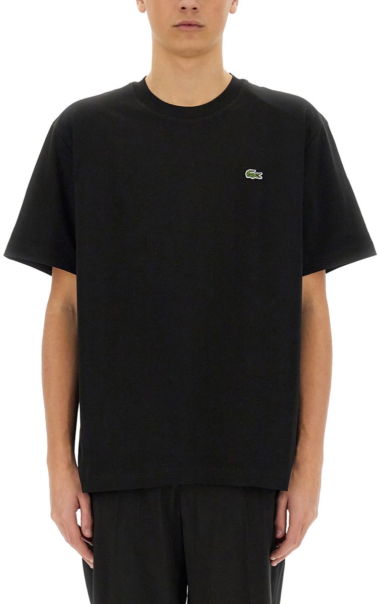 Lacoste COTTON T-SHIRT Zwart