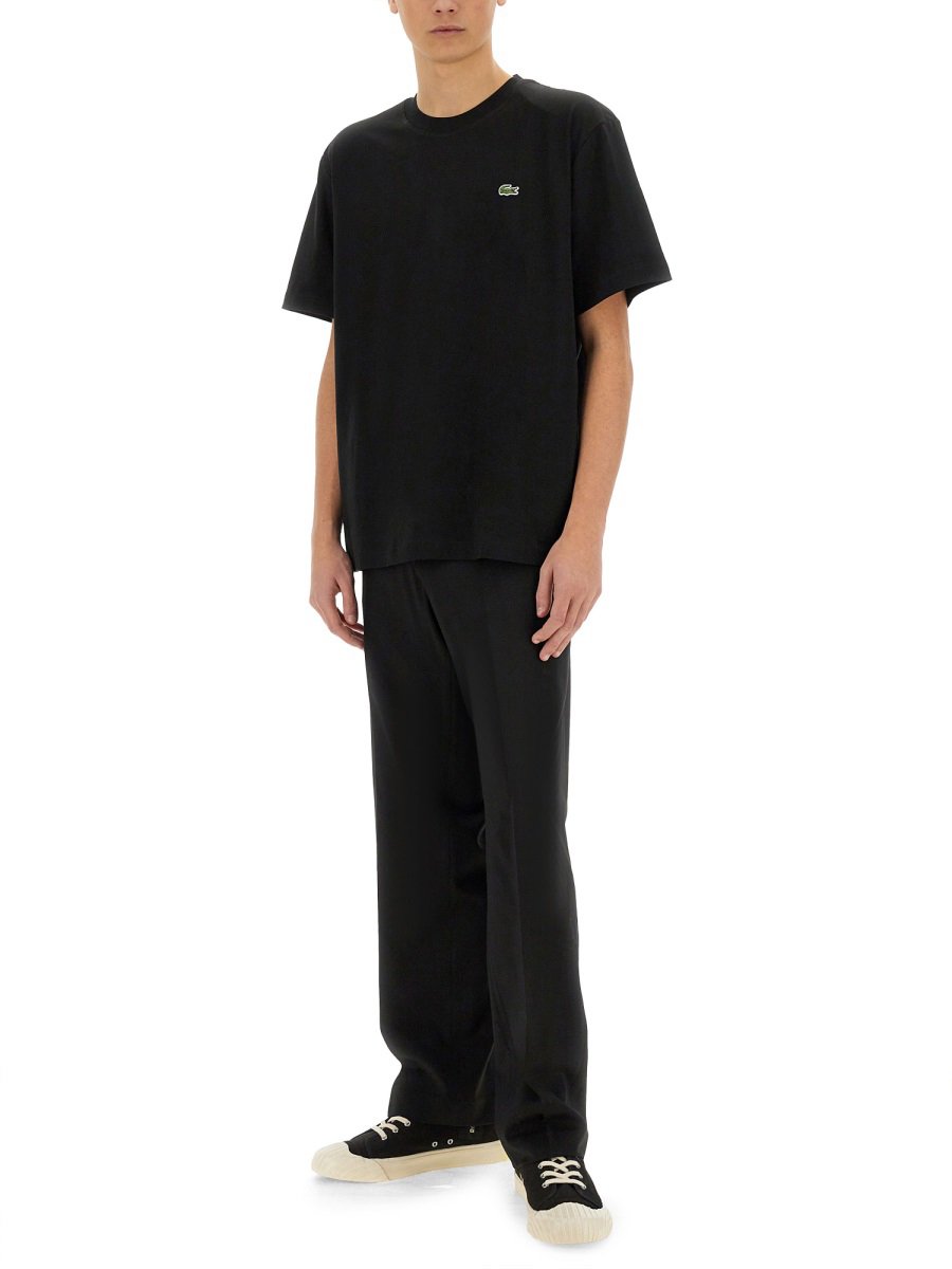 Lacoste COTTON T-SHIRT Zwart