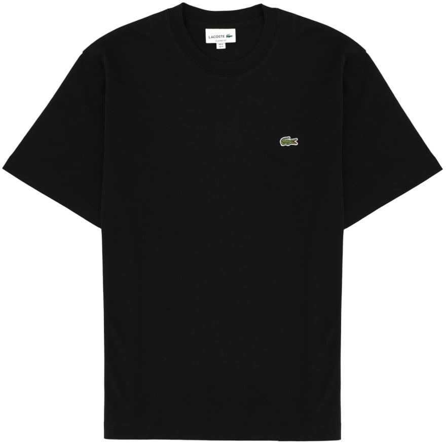 Lacoste COTTON T-SHIRT Zwart