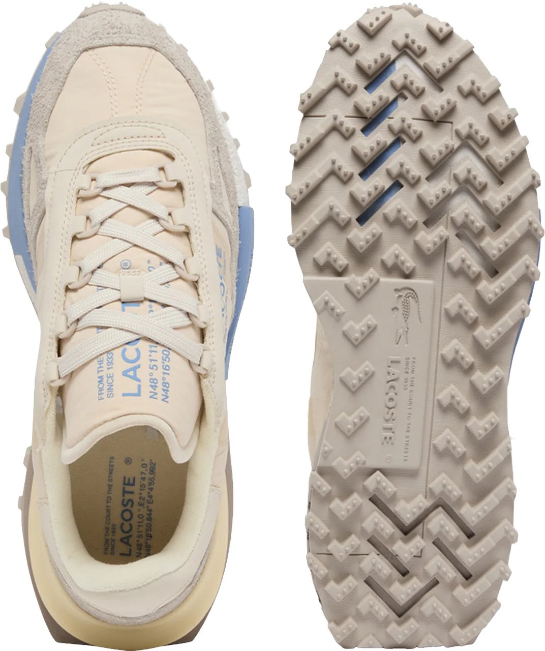 Lacoste Sneakers Naturale Wit