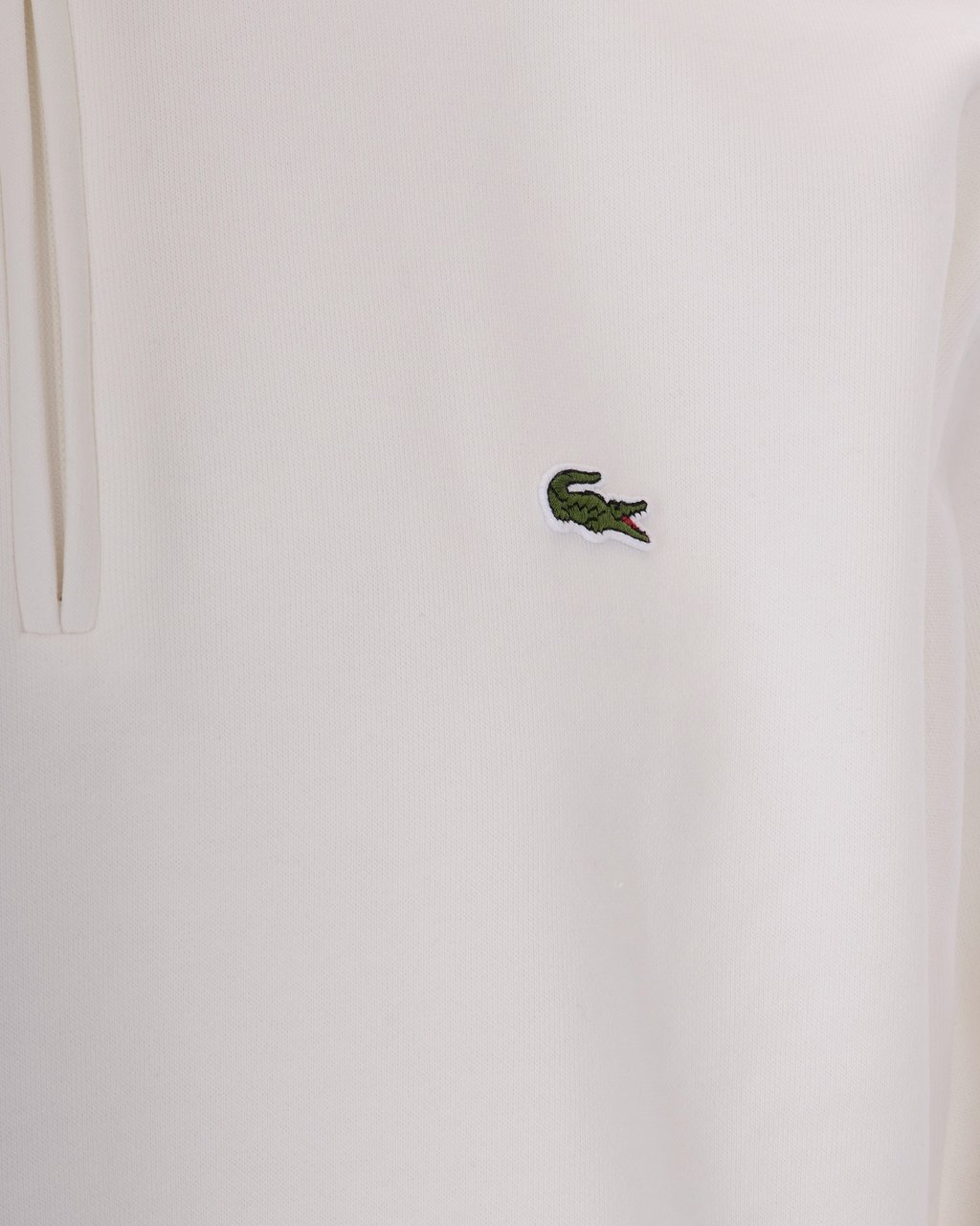 Lacoste Pullover Sweatshirt With High Collar And Embroidered Crocodile Wit