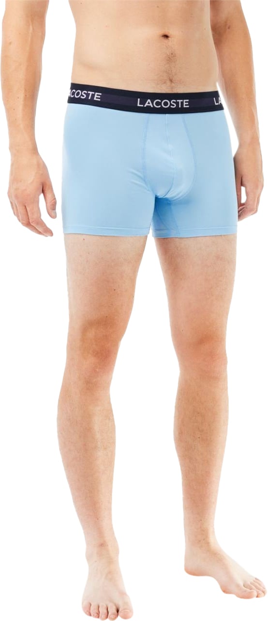 Lacoste Recycled Microfiber Trunk Lichtblauw/Blauw/zwart ( stuks) Zwart