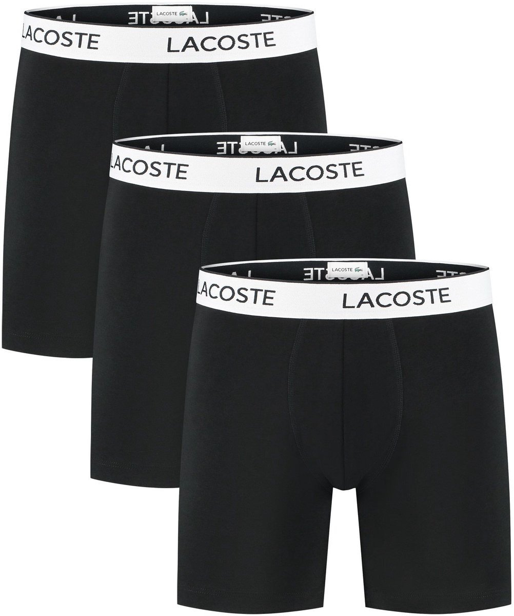 Lacoste Boxer Brief Zwart ( STUKS) Zwart