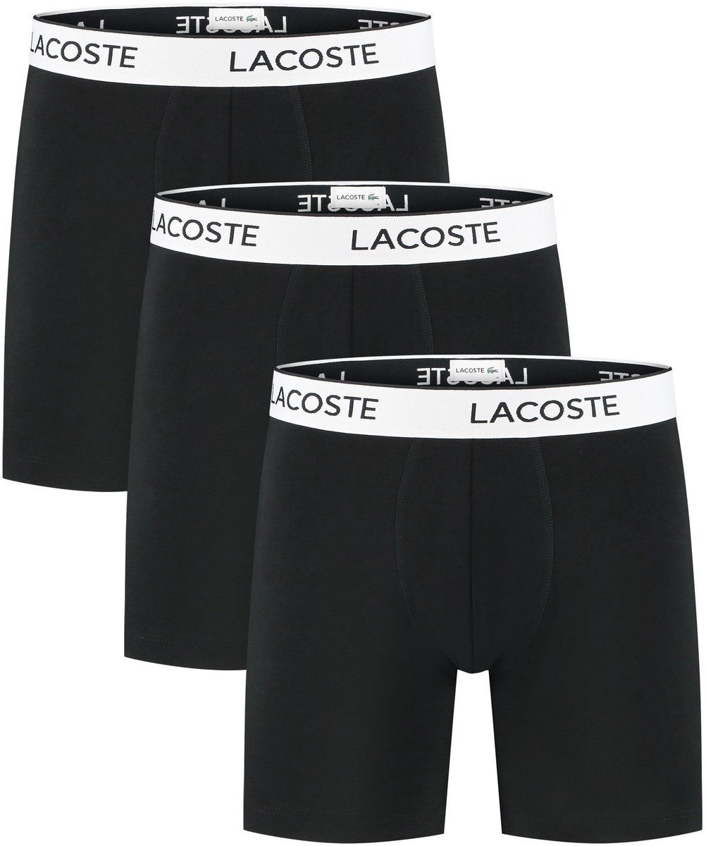 Lacoste Boxer Brief Zwart ( STUKS) Zwart
