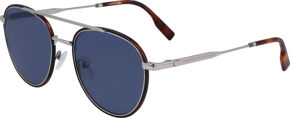 Lacoste Gray Metal Sunglasses Grijs