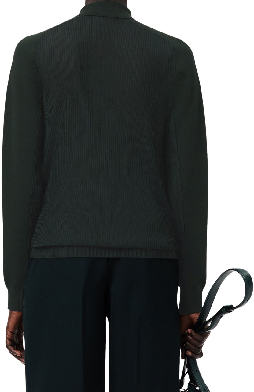 Lacoste Fashion Show Sweater Milo Varech Fonce Groen