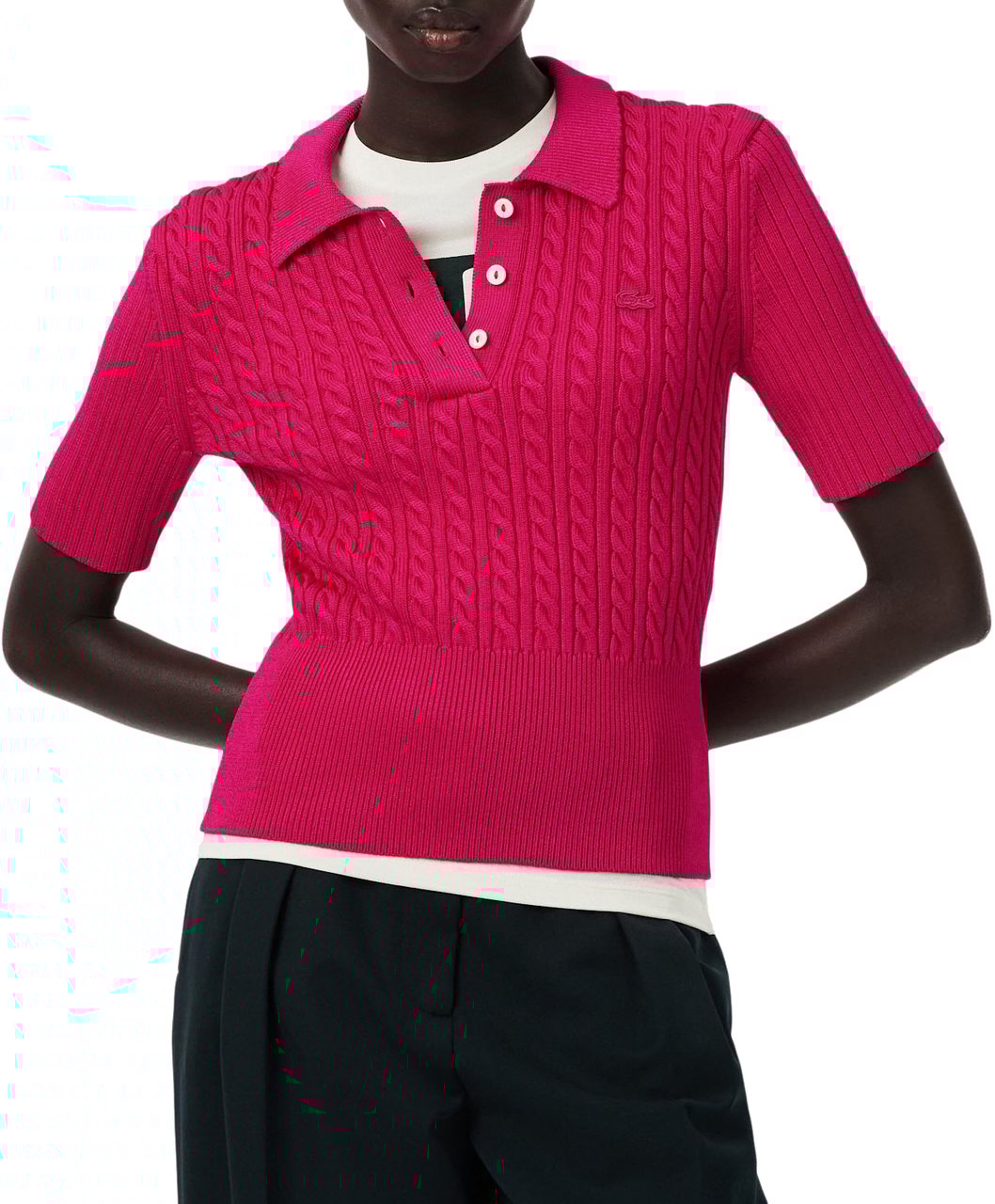 Lacoste Fashion Show Polo Miro Carmine Roze