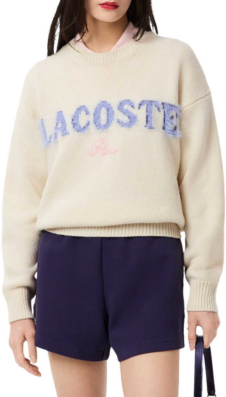 Lacoste Sweaters Ivory Wit