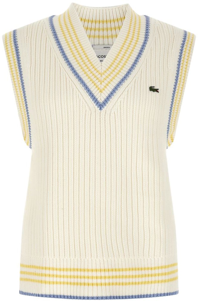 Lacoste Sweaters Bianco Wit