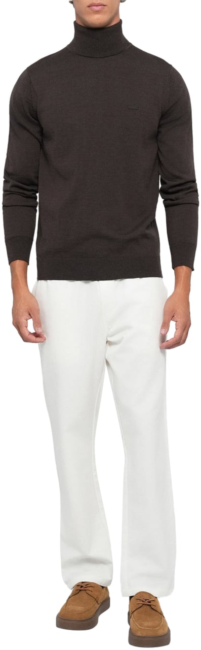Lacoste Sweaters Brown Bruin