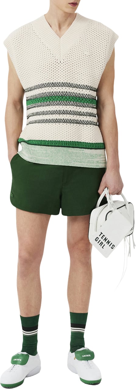 Lacoste Nono Vest Farine/roquette Multico Divers