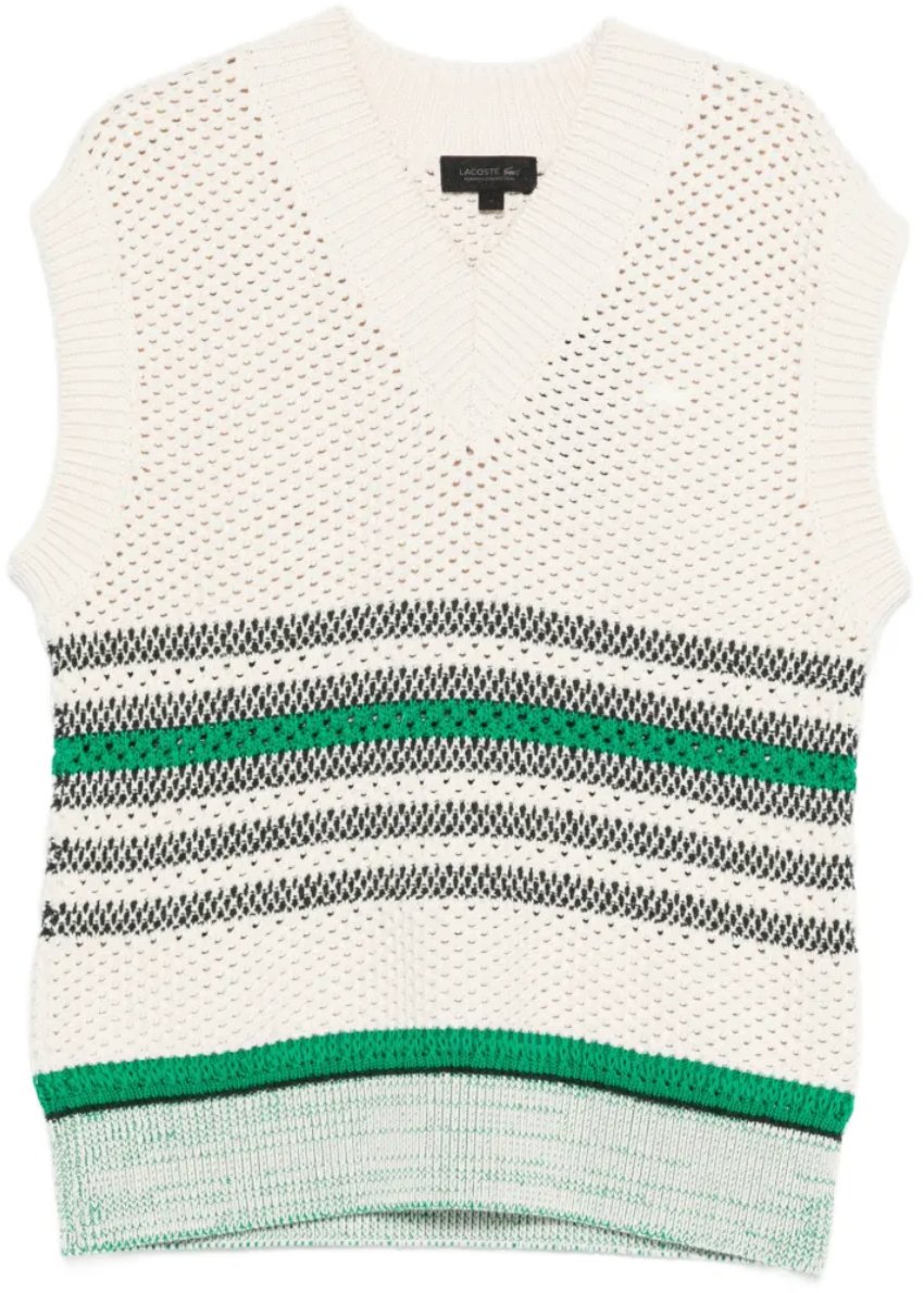 Lacoste Nono Vest Farine/roquette Multico Divers