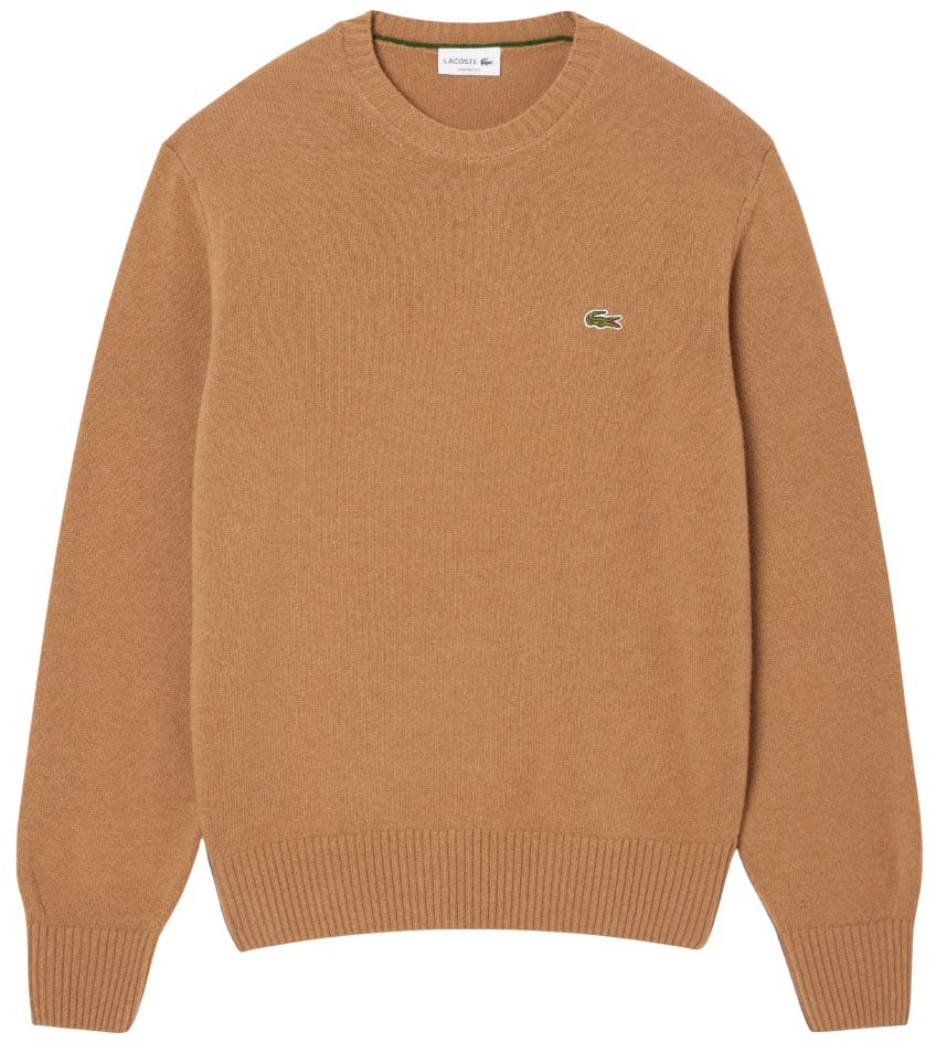 Lacoste Roll-neck Sweater Beige