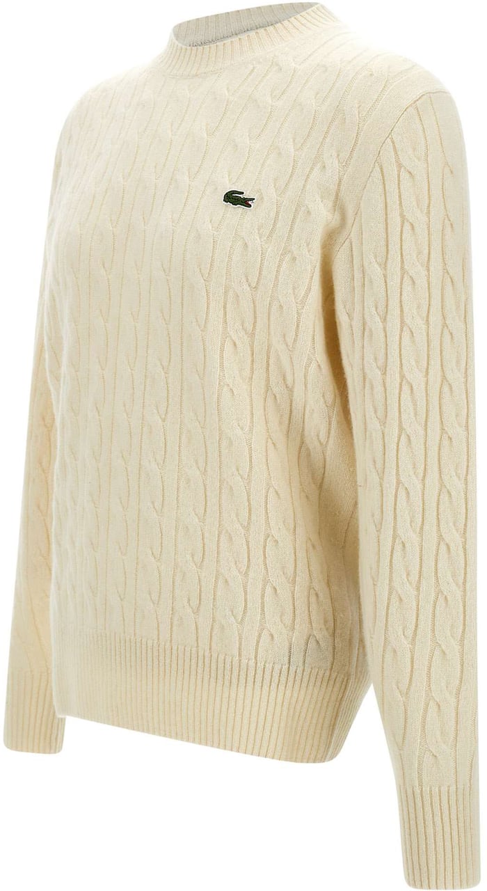 Lacoste Sweaters White Wit