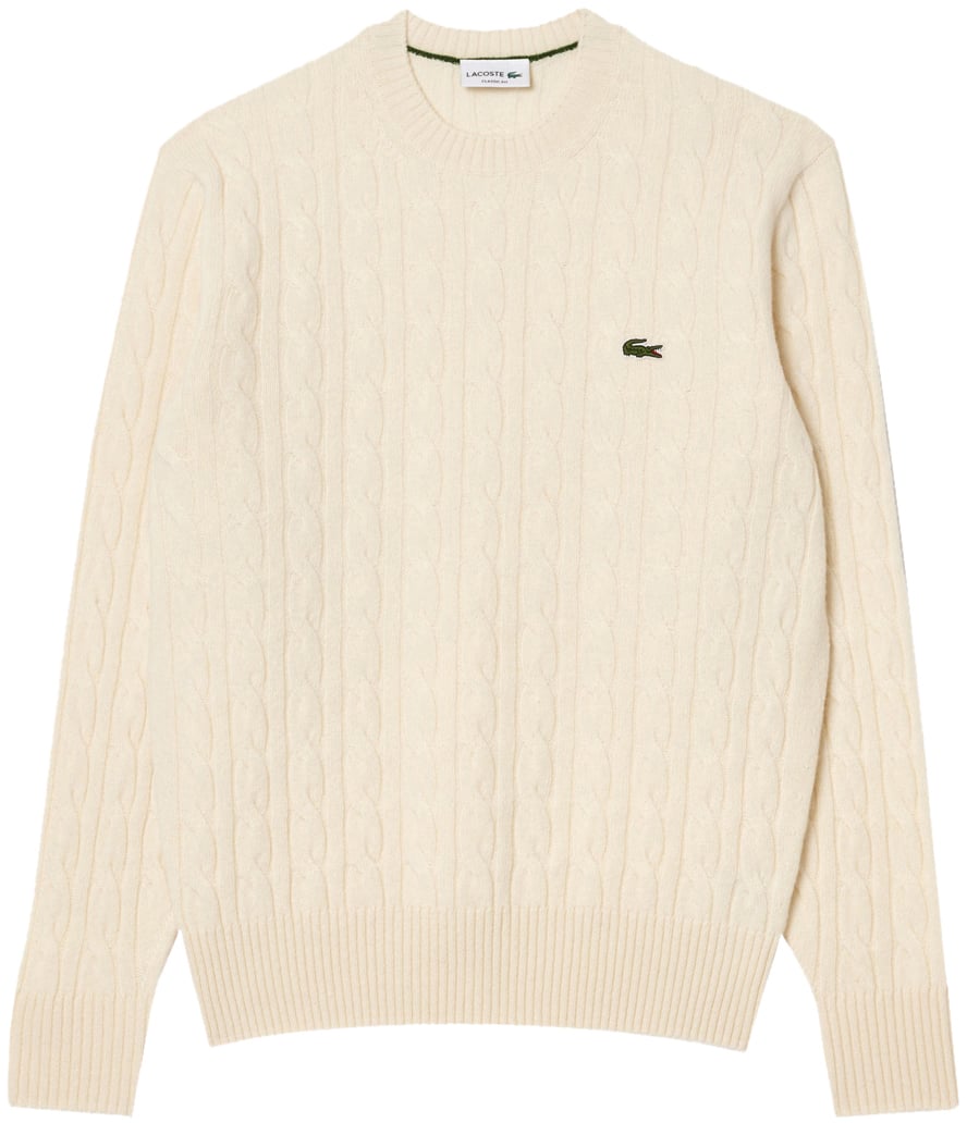 Lacoste Sweaters Ivory Wit
