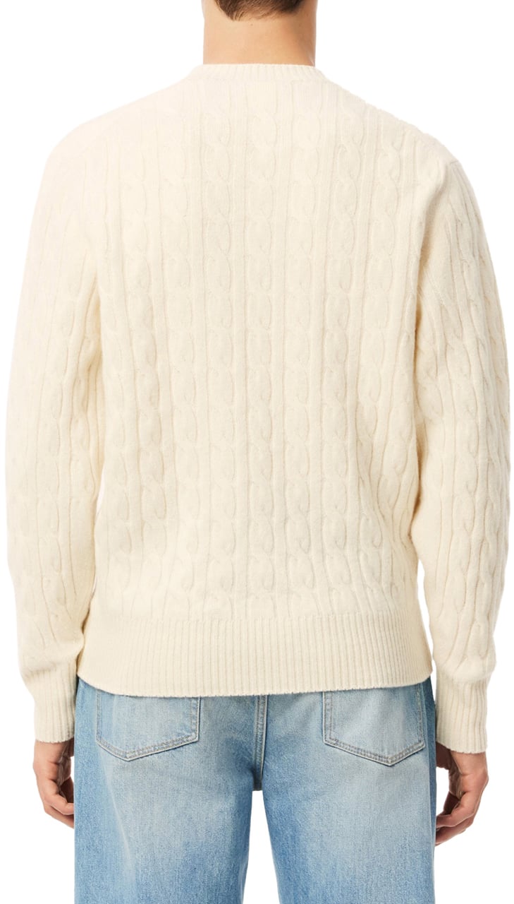 Lacoste Sweaters Ivory Wit