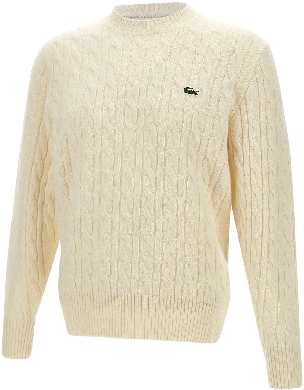 Lacoste Sweaters White Wit