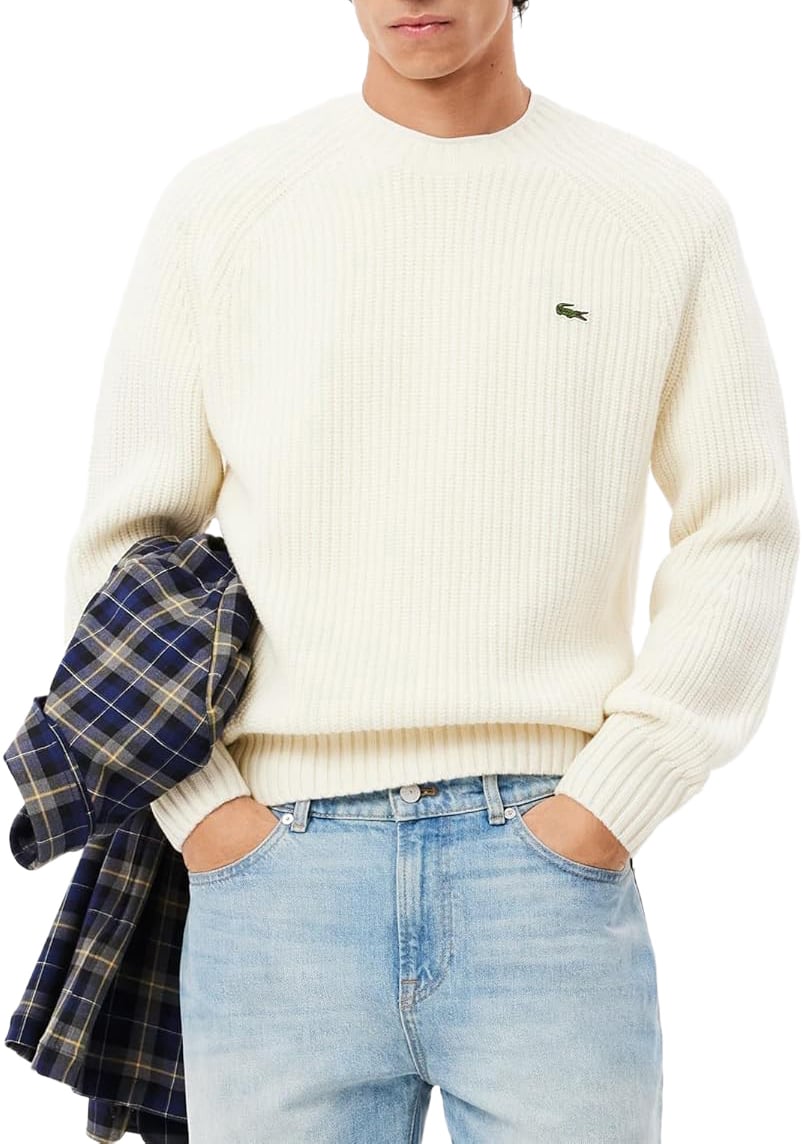 Lacoste Sweaters Ivory Wit
