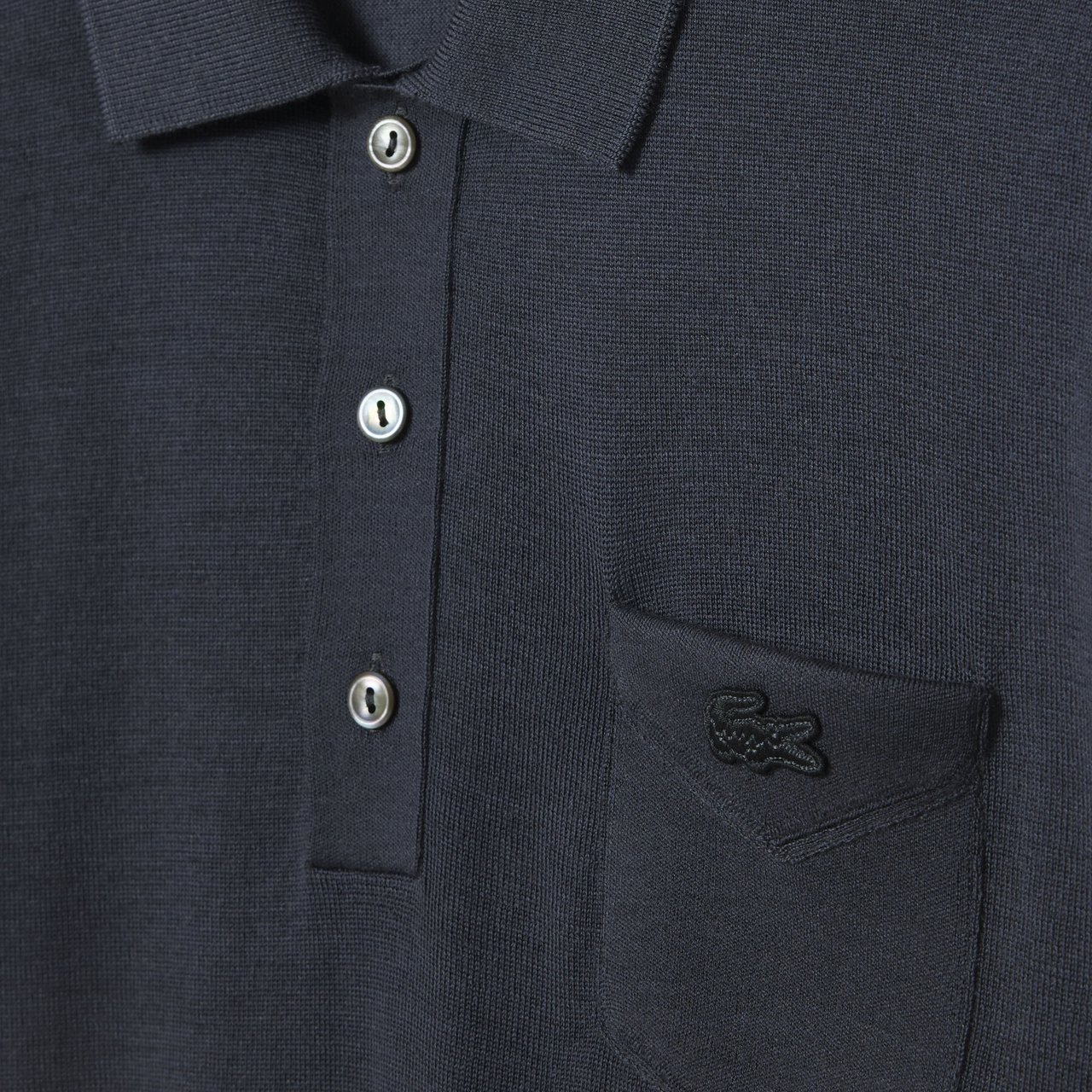 Lacoste Fashion Show Polo Mucho Graphite Grijs