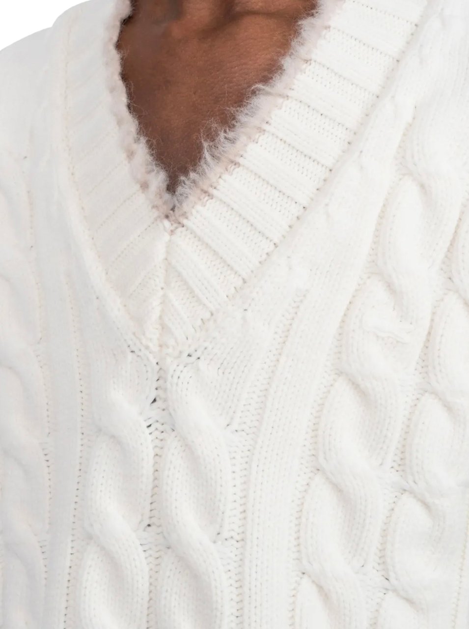 Lacoste Sleeveless Sweater Momo Flour Wit