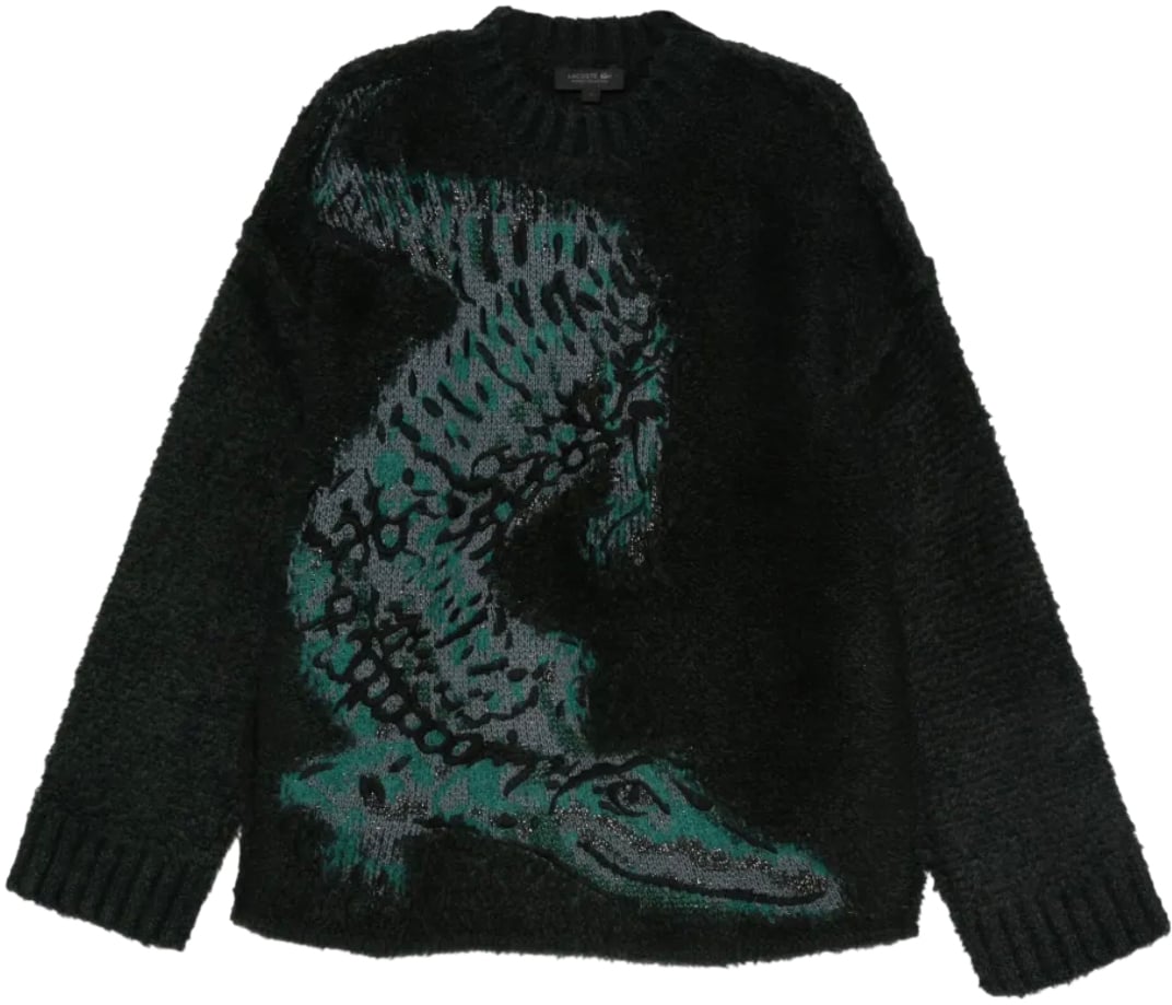 Lacoste Fashion Show Sweater Manuel Varech Fonce/multico Divers