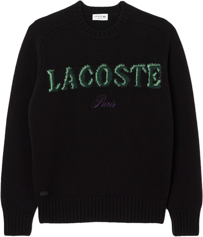 Lacoste Lacoste Sweater-Wol Exclusive Zwart