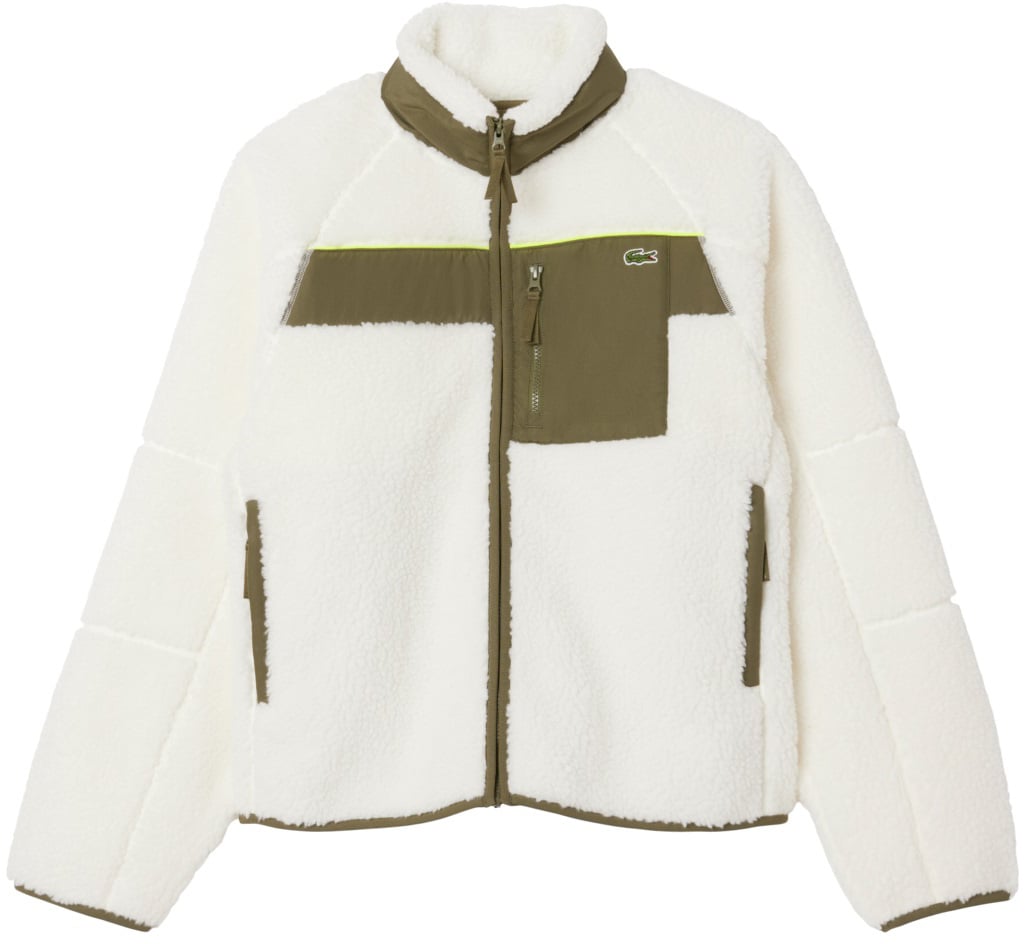 Lacoste Fleece Jacket Wit