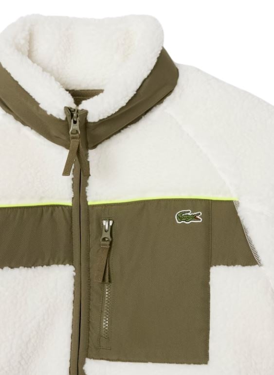 Lacoste Fleece Jacket Wit