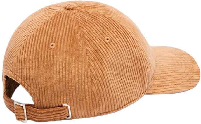 Lacoste casquette velours de coton Bruin