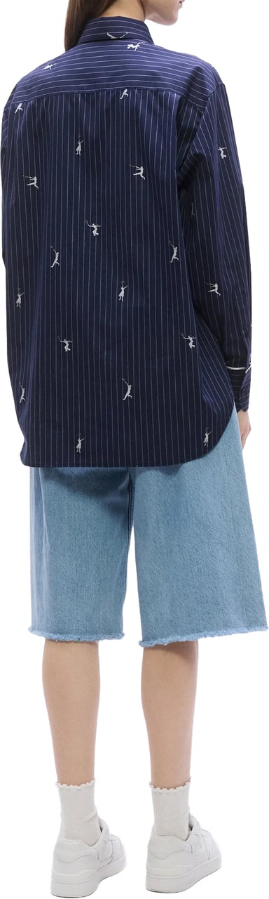 Lacoste Shirts Blu Navy