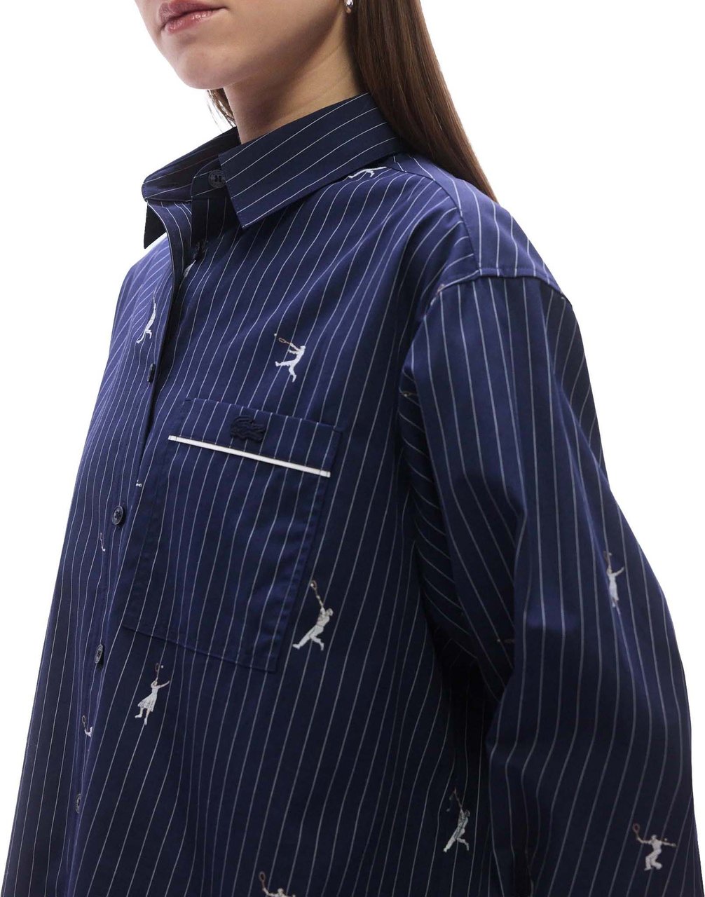 Lacoste Shirts Blu Navy