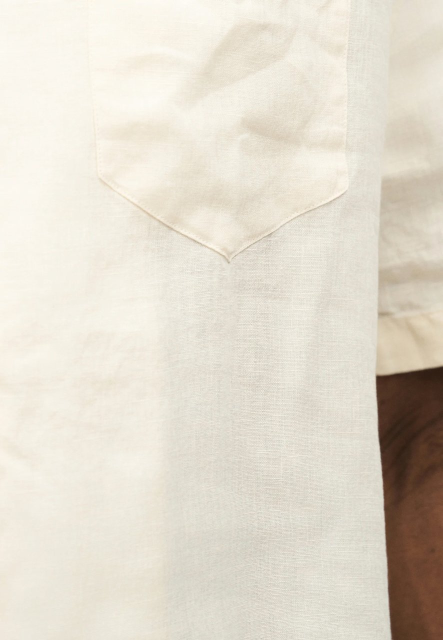Lacoste Shirts Beige Wit