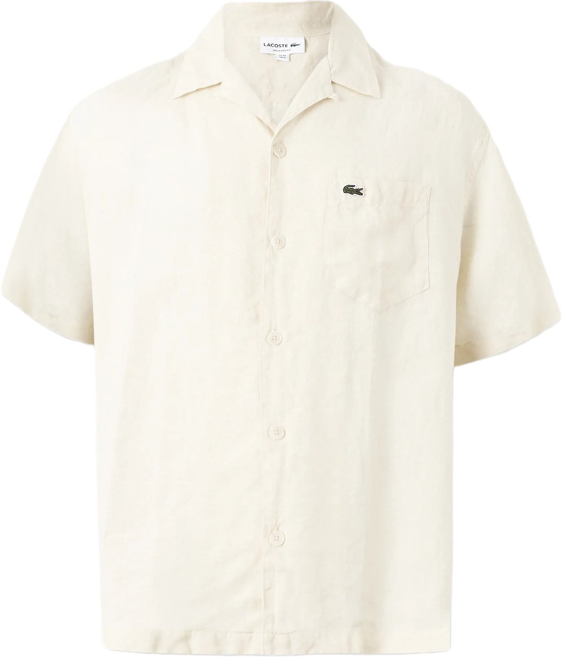 Lacoste Shirts Beige Wit