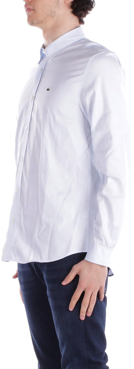 Lacoste Shirts Light Blue Blauw