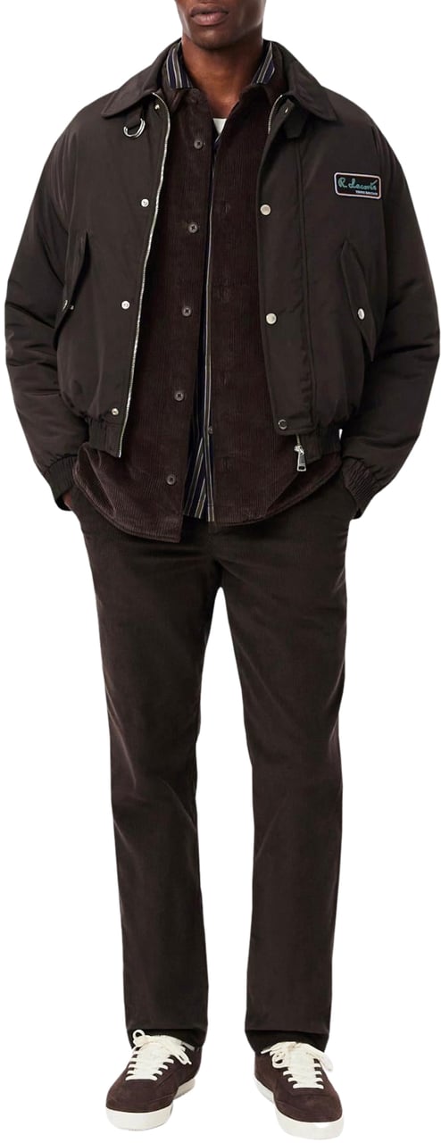 Lacoste Heren 1Hc2 Woven Shirt Bruin Bruin