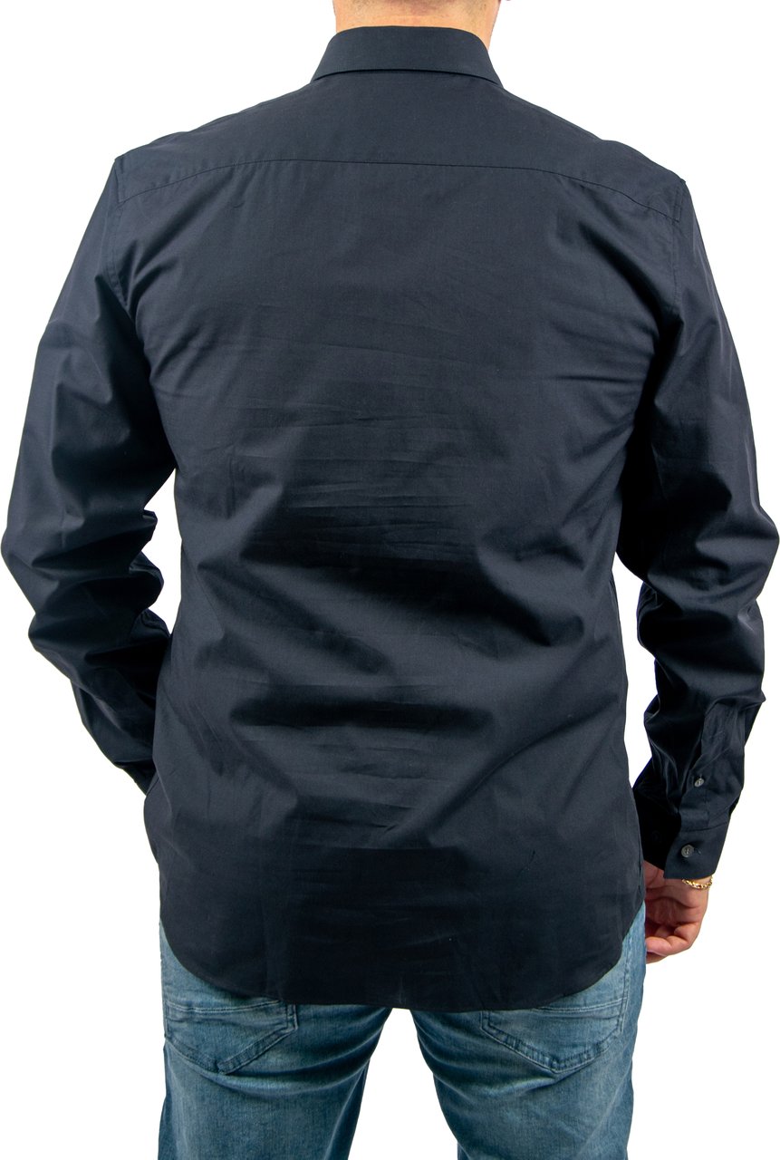 Lacoste Lacoste L/S Woven Slim Fit Overhemd Blauw