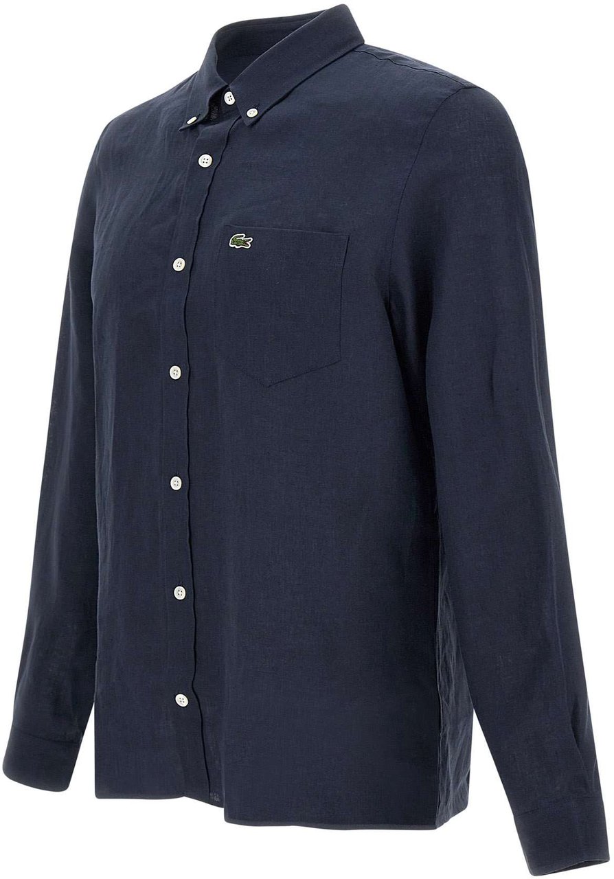 Lacoste Shirts Blue Navy
