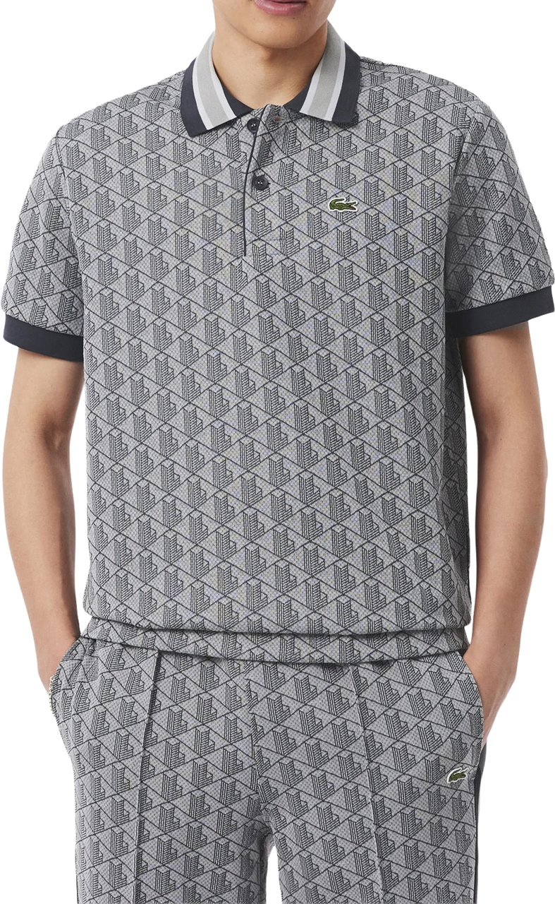 Lacoste T-Shirts And Polos Grigio Lichtgrijs