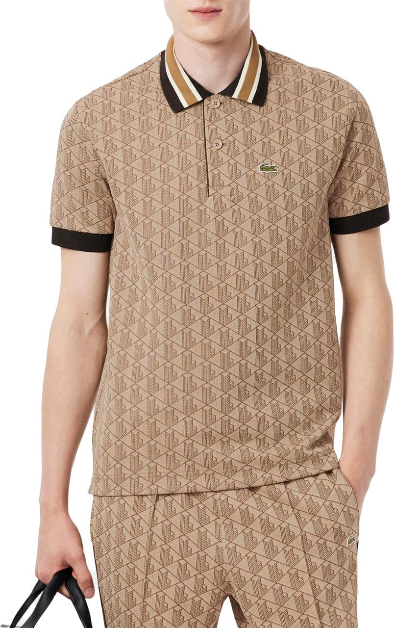 Lacoste Heren 1Hp3 Men'S S/S Polo Beige