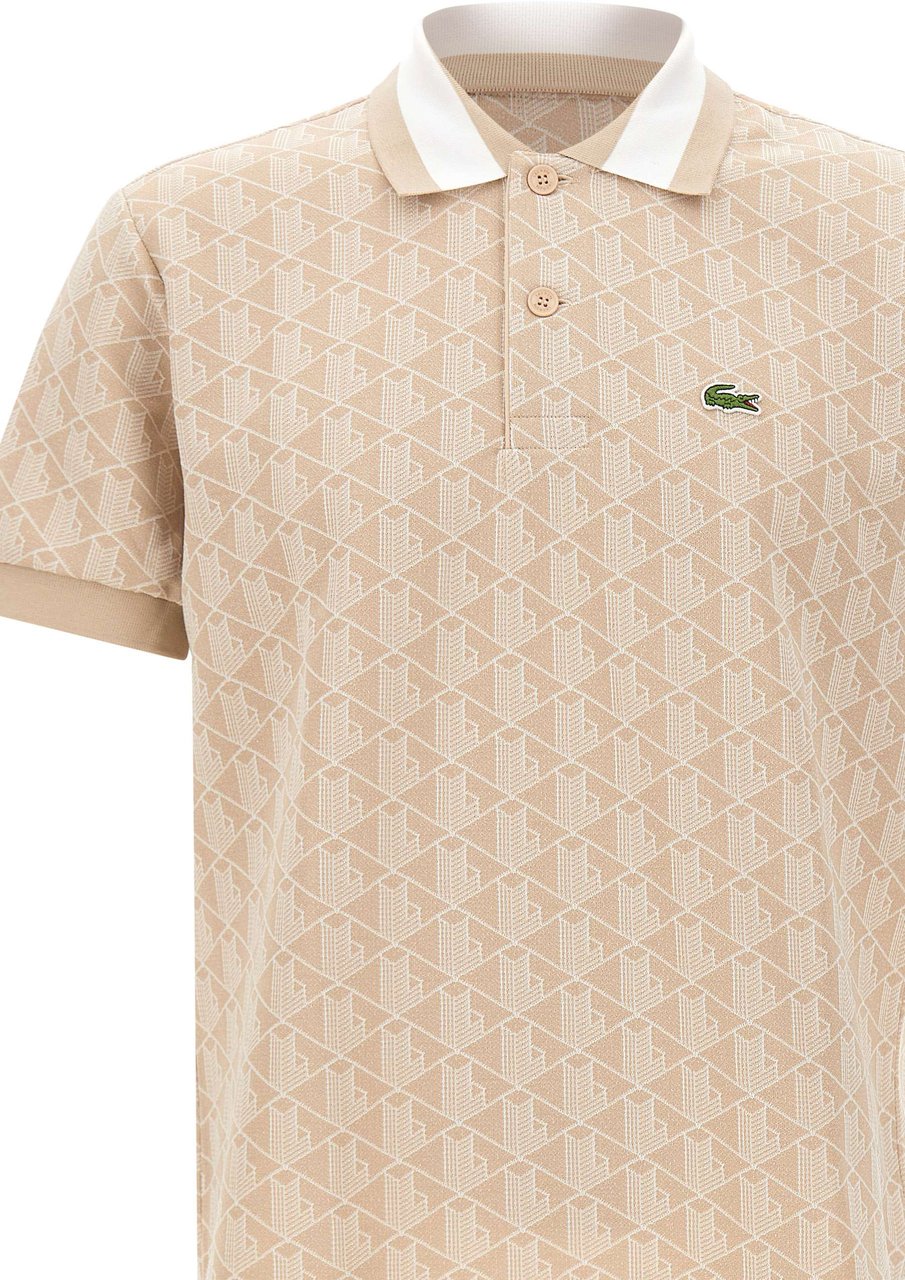 Lacoste T-Shirts And Polos Beige Beige