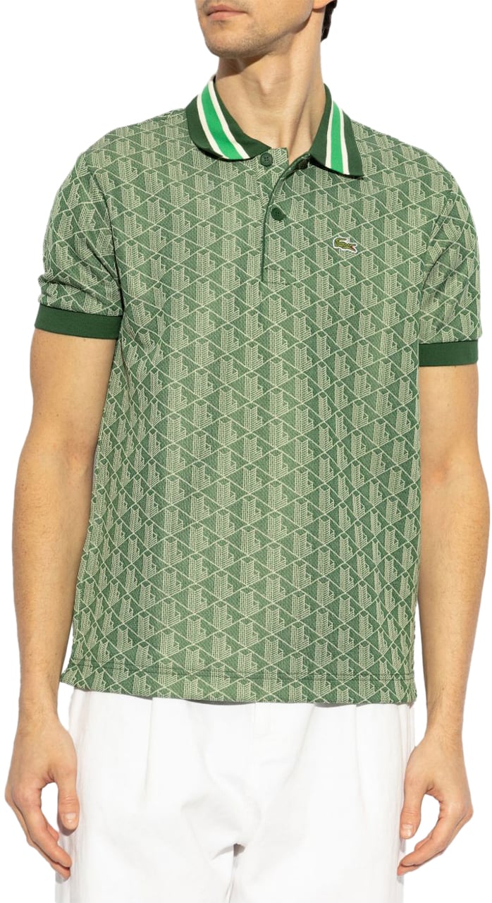 Lacoste Lacoste T-shirts And Polos Green Groen