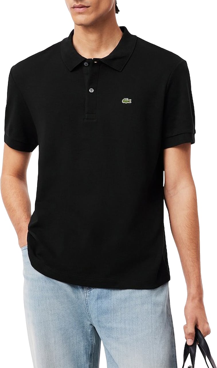 Lacoste T-Shirts And Polos Nero Zwart