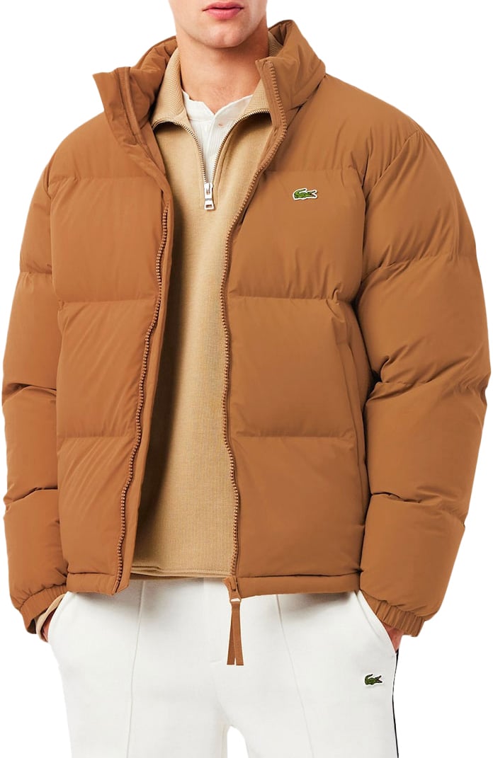 Lacoste doudoune matelassee Bruin